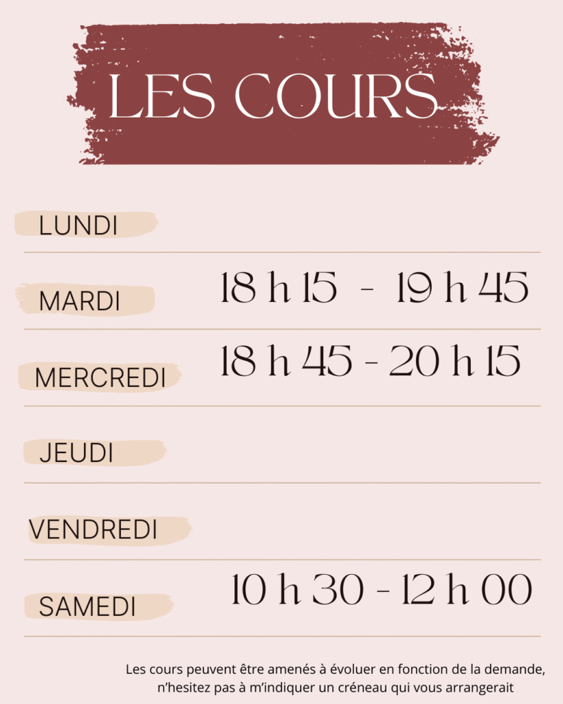 les cours 6